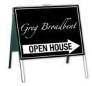 Open House Sign Greg Broadbent